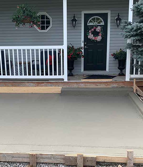 Concrete Walkway After