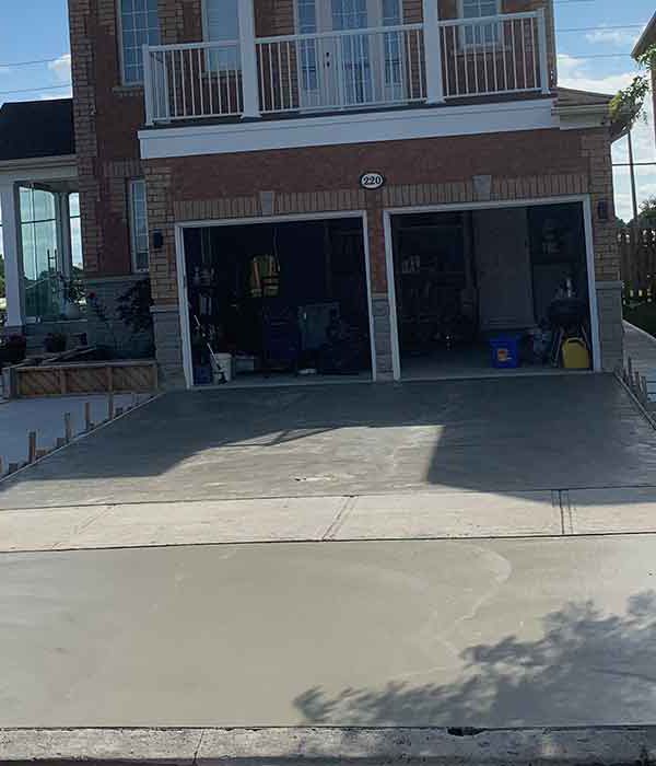 Concrete Driveway before
