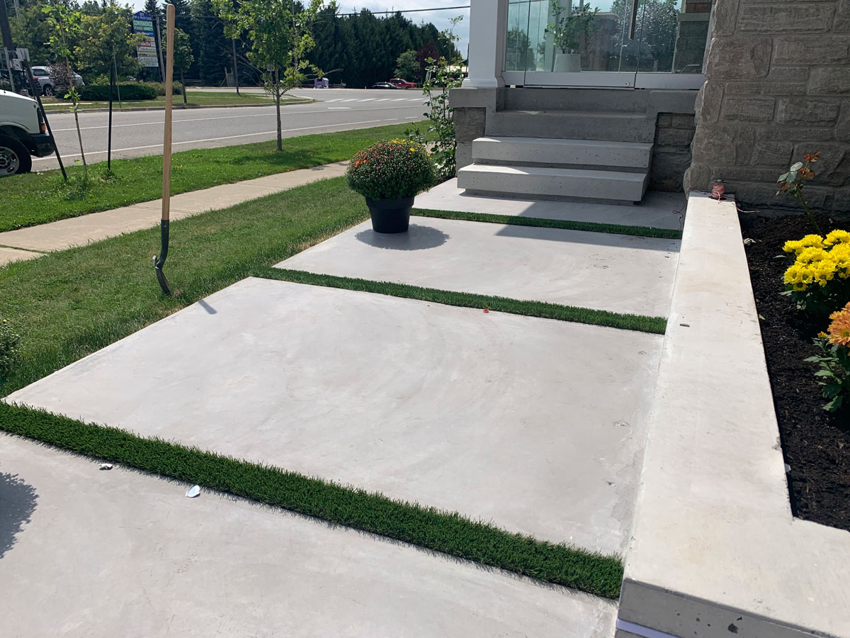 quality control concrete about banner